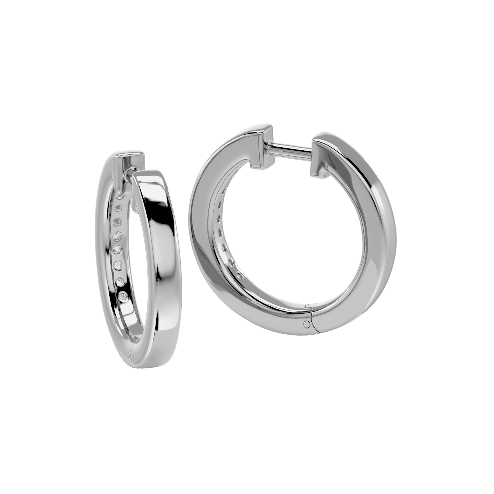 Iris - Diamond Earrings - White Gold