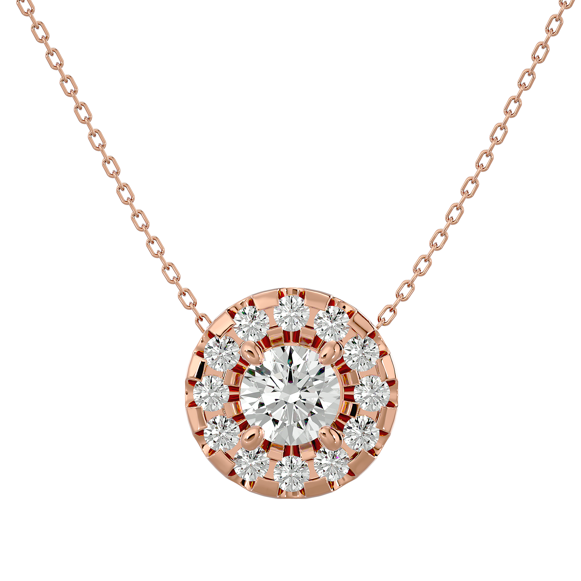 Montrose - Diamond Pendant - Rose Gold