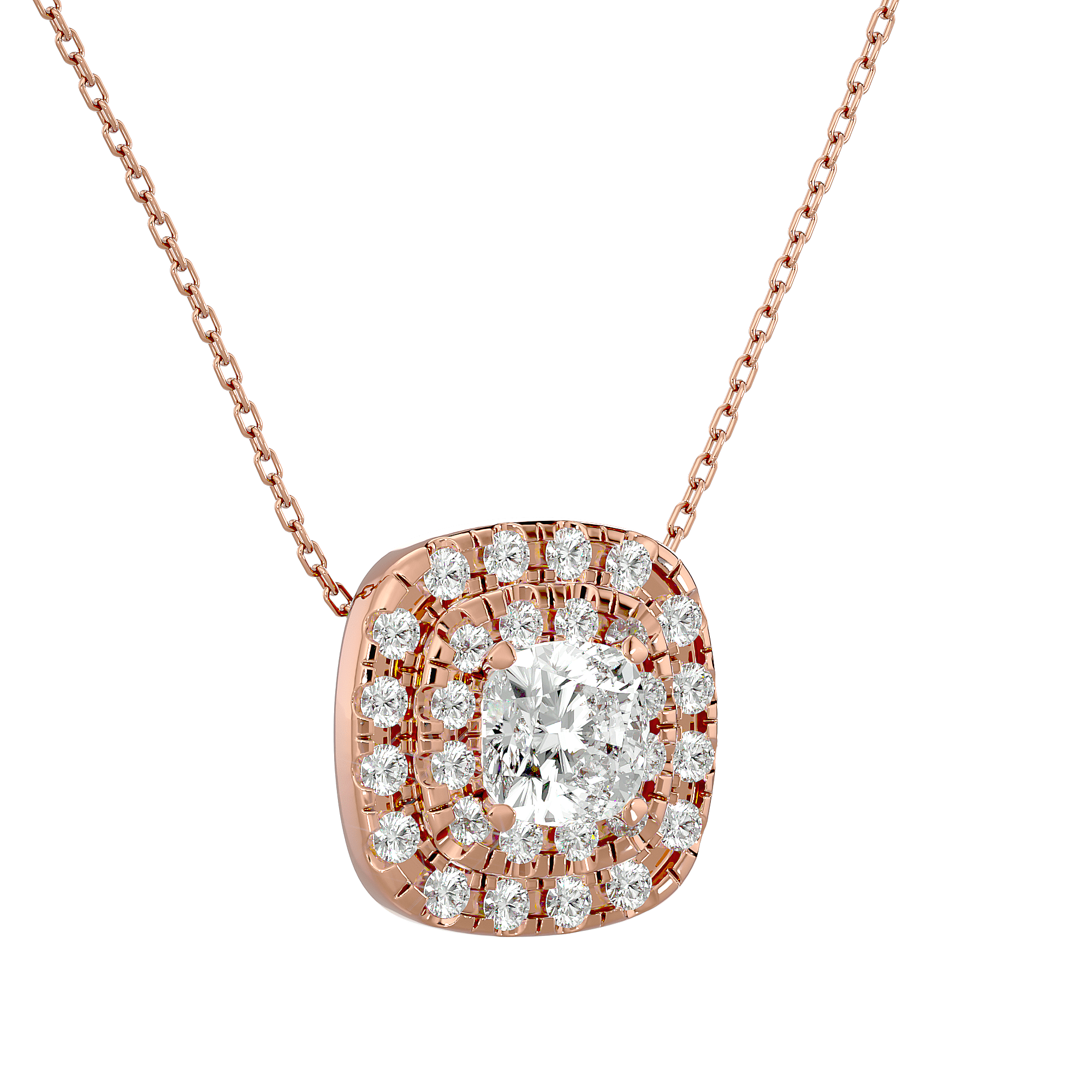 Artel - Diamond Pendant - Rose Gold - Superior Stirling