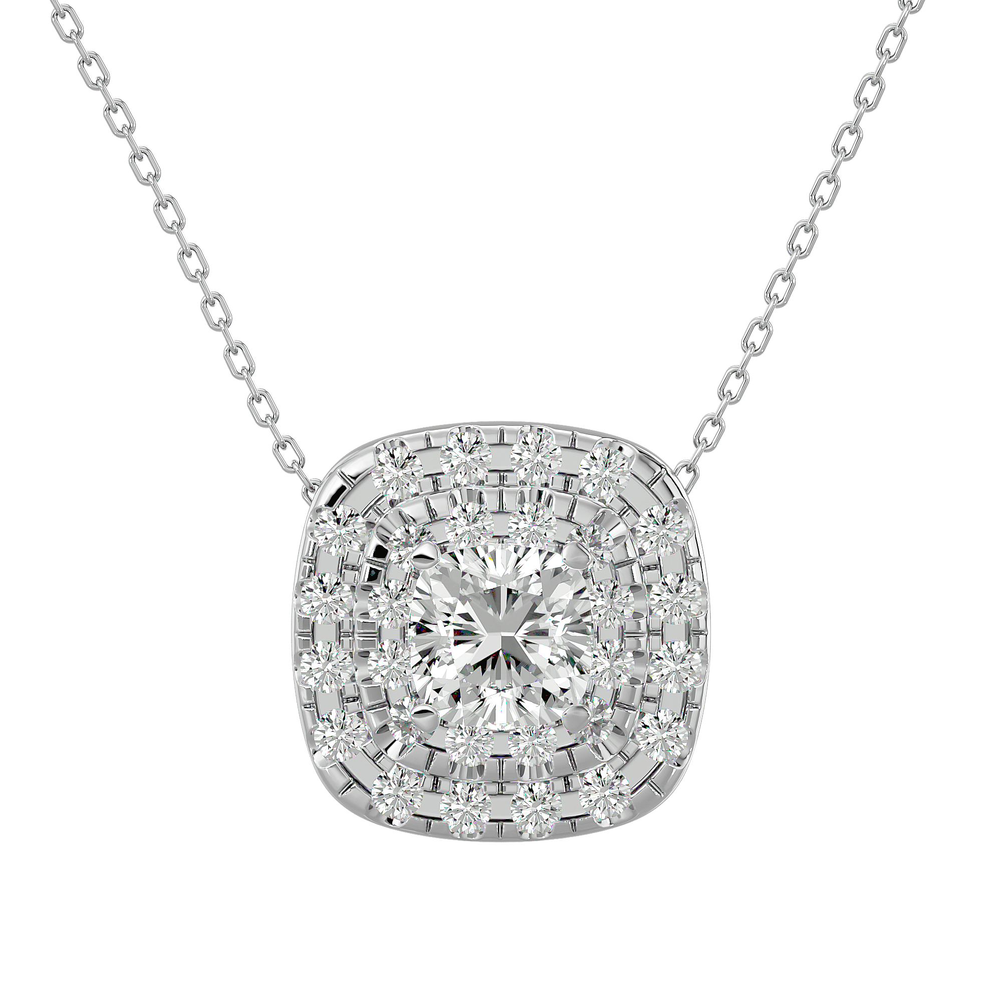 Artel - Diamond Pendant - White Gold - Superior Stirling