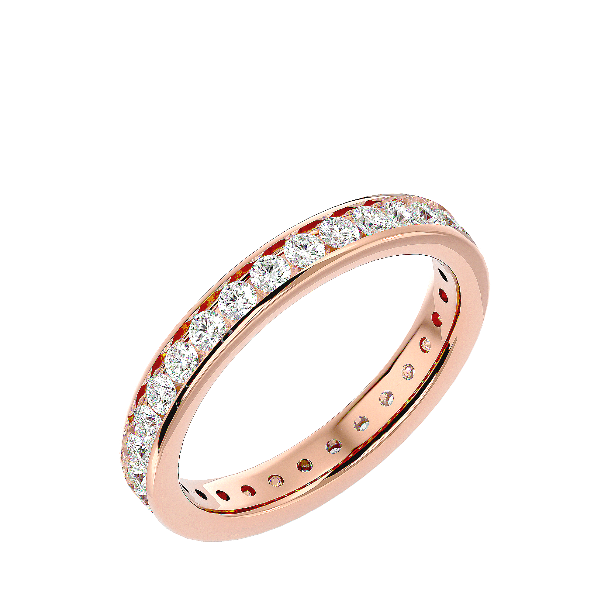 Belmont - Diamond Ring - Rose Gold - Superior Stirling