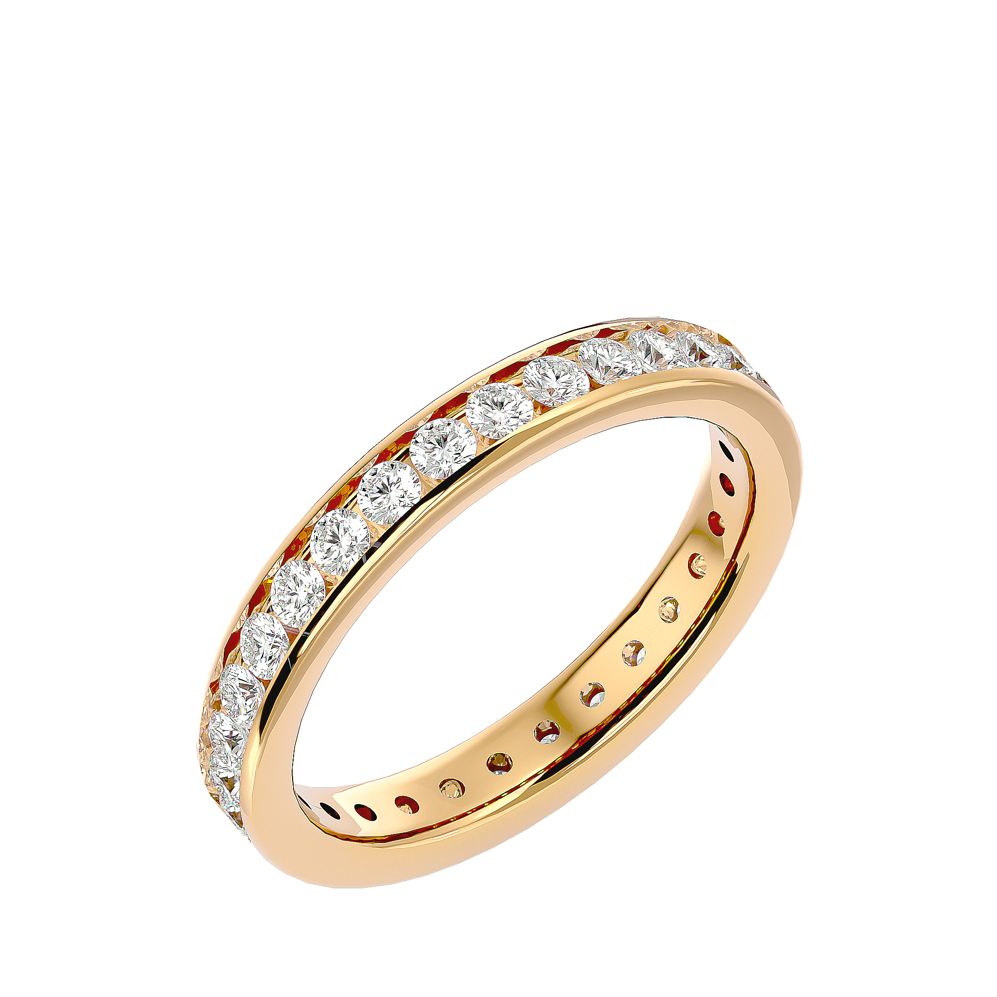 Belmont - Diamond Ring - Yellow Gold - Superior Stirling