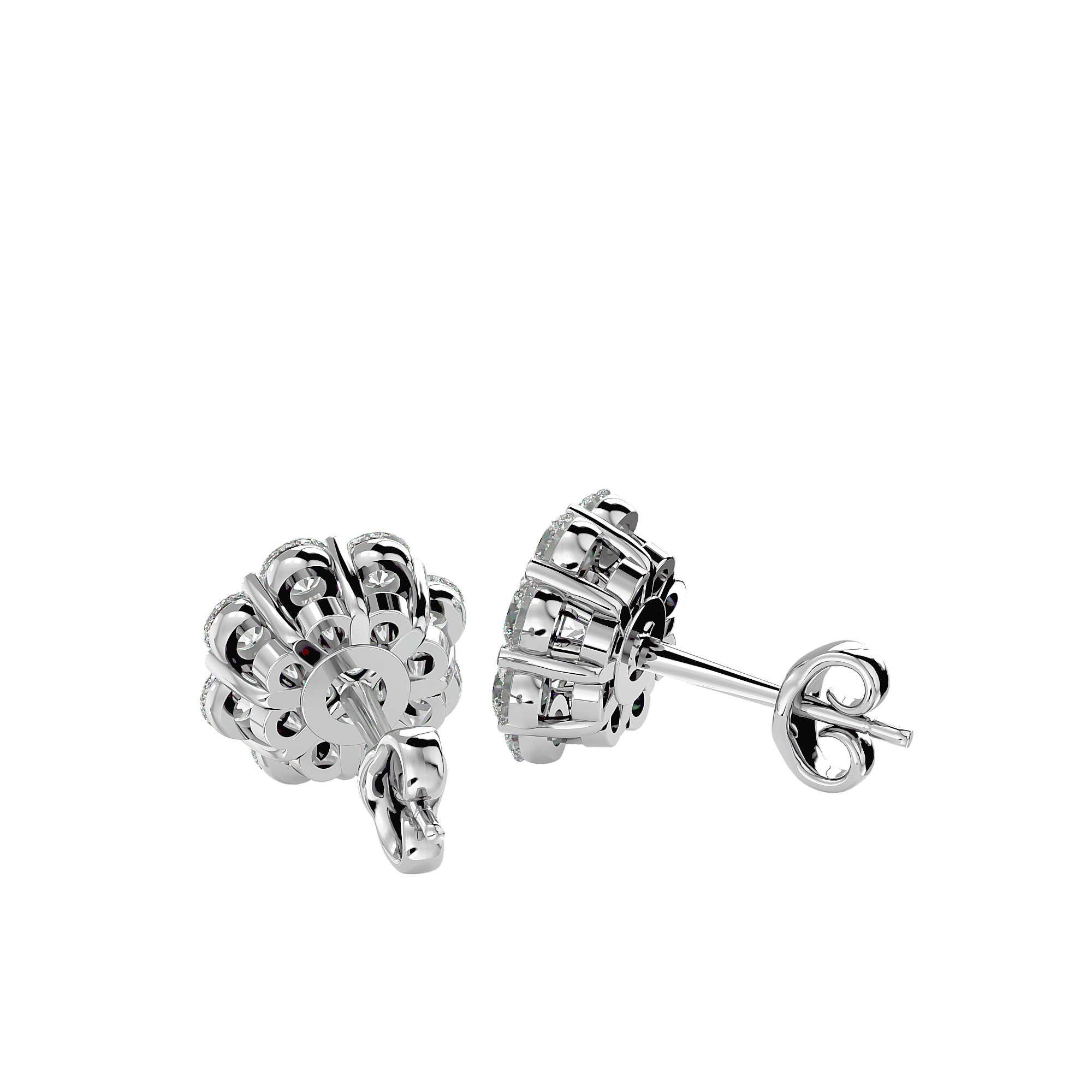 Chespin - Diamond Earrings - White Gold - Superior Stirling