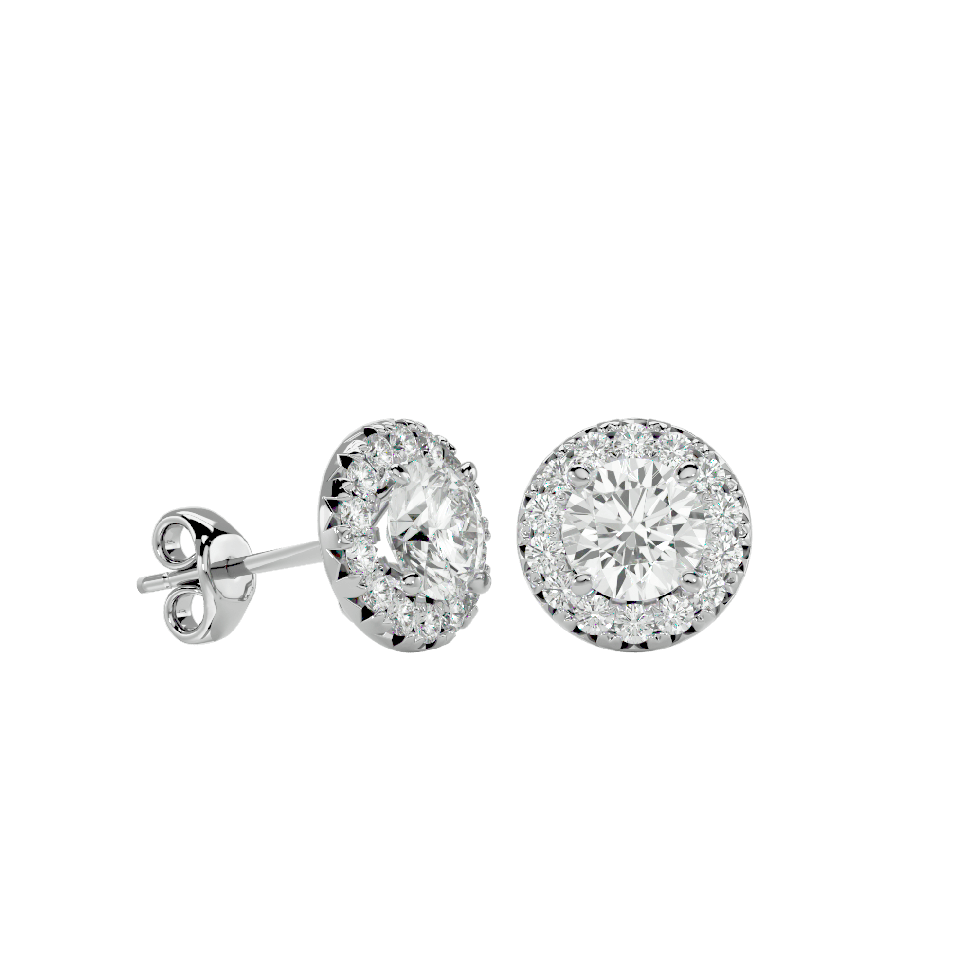 Encore - Diamond Earrings - White Gold - Superior Stirling