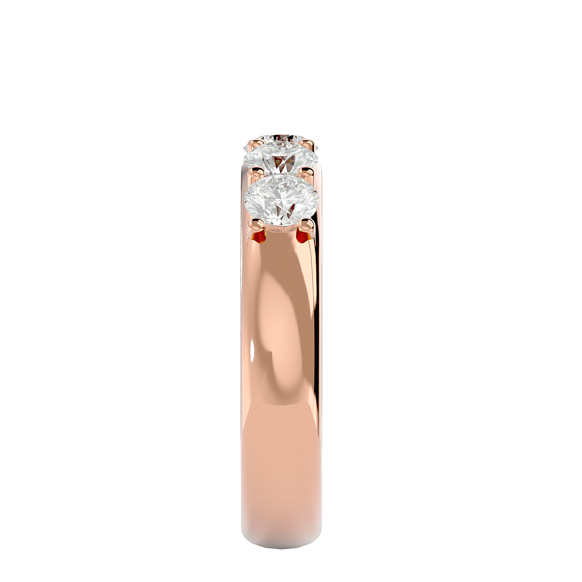 Jacques - Diamond Eternity Ring - Rose Gold - Superior Stirling