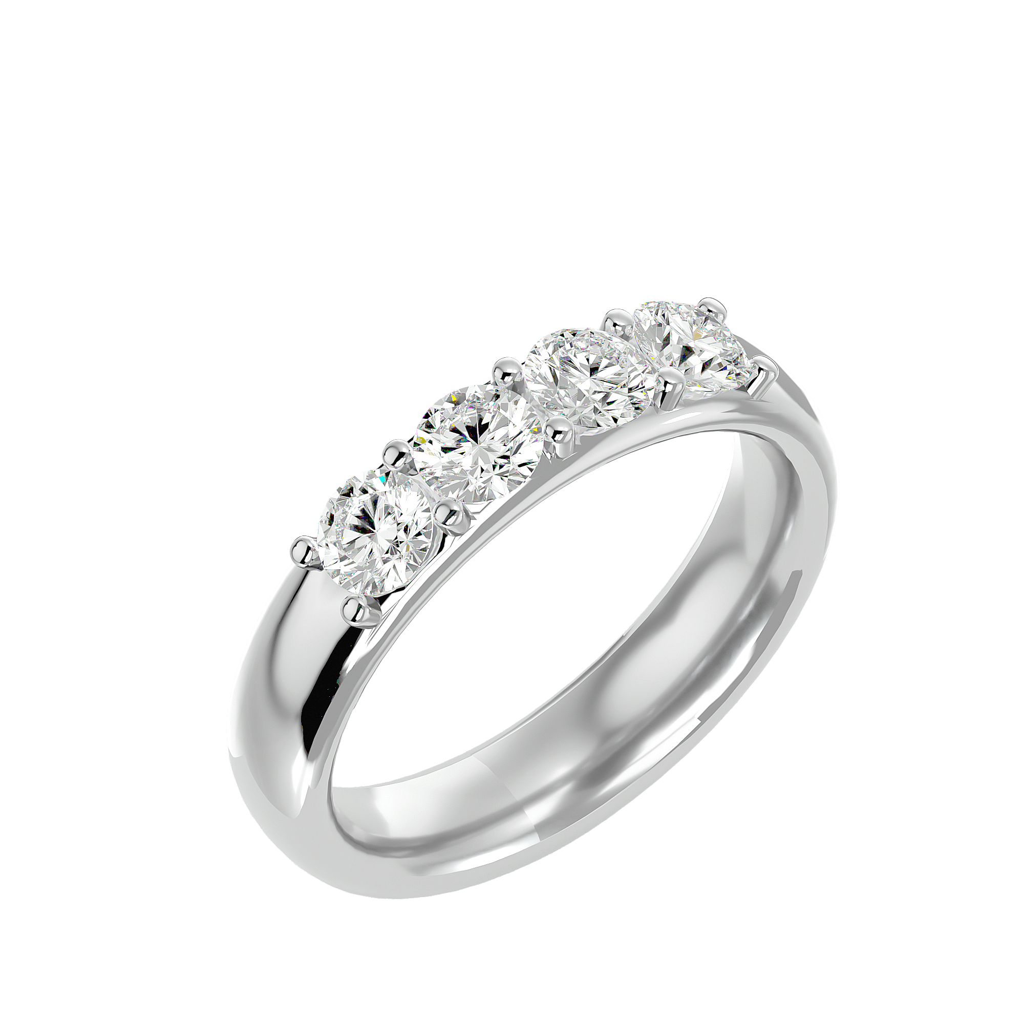 Jacques - Diamond Eternity Ring - White Gold - Superior Stirling