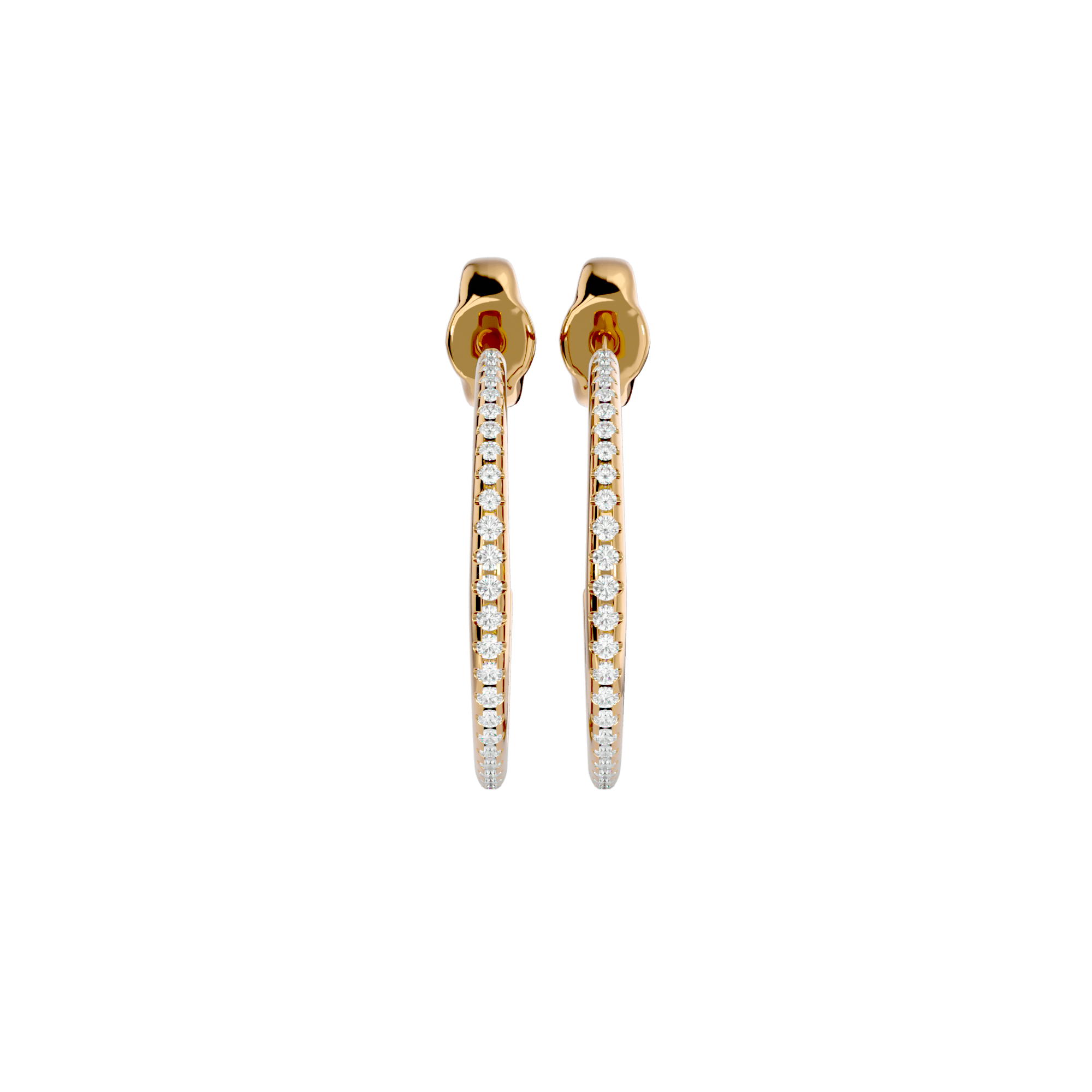 Loyalis - Diamond Earrings - Rose Gold - Superior Stirling