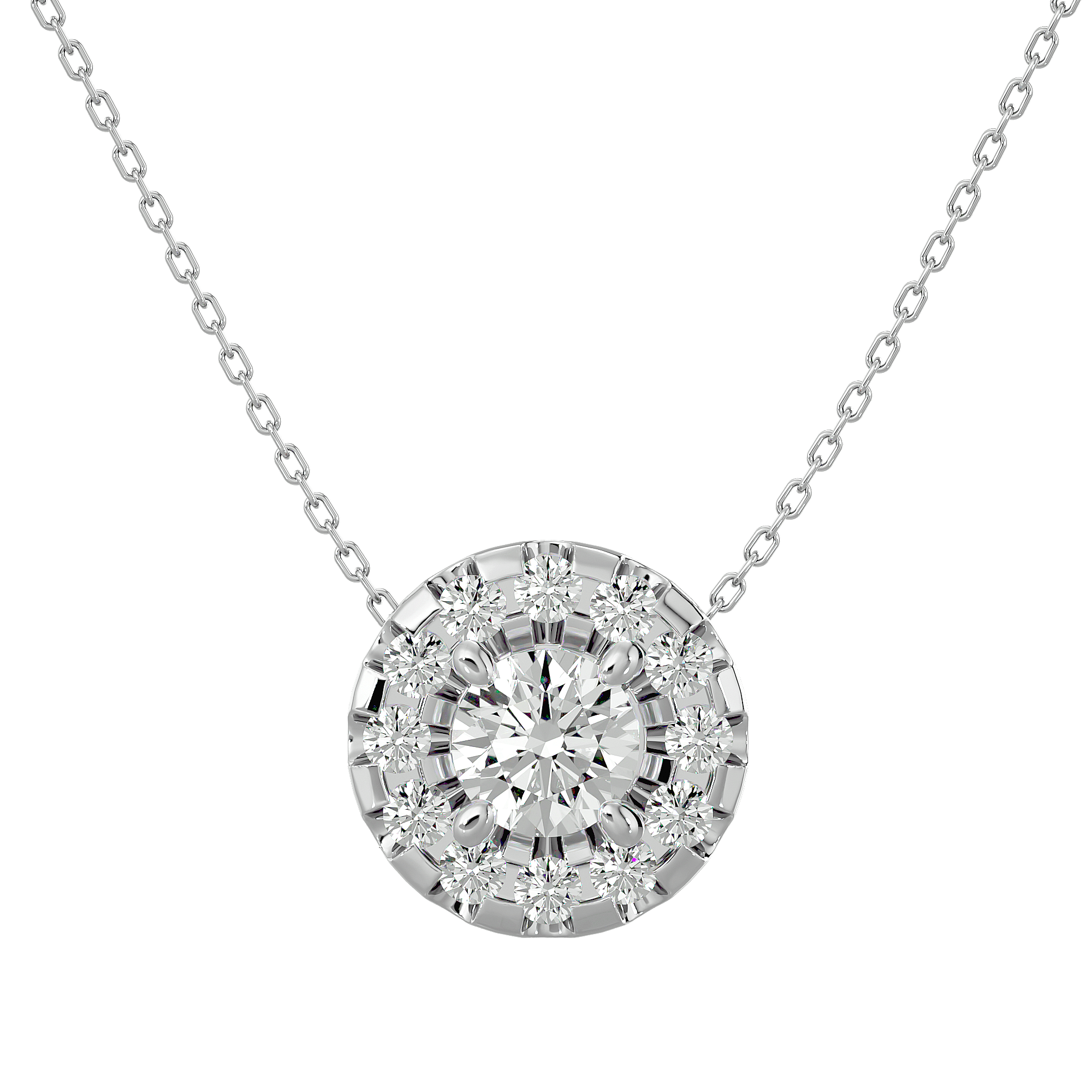 Montrose - Diamond Pendant - White Gold - Superior Stirling