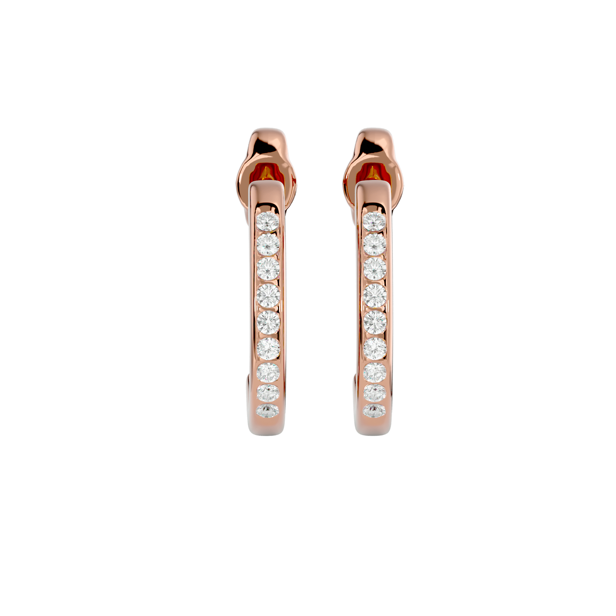 Primer - Diamond Earrings - Rose Gold - Superior Stirling