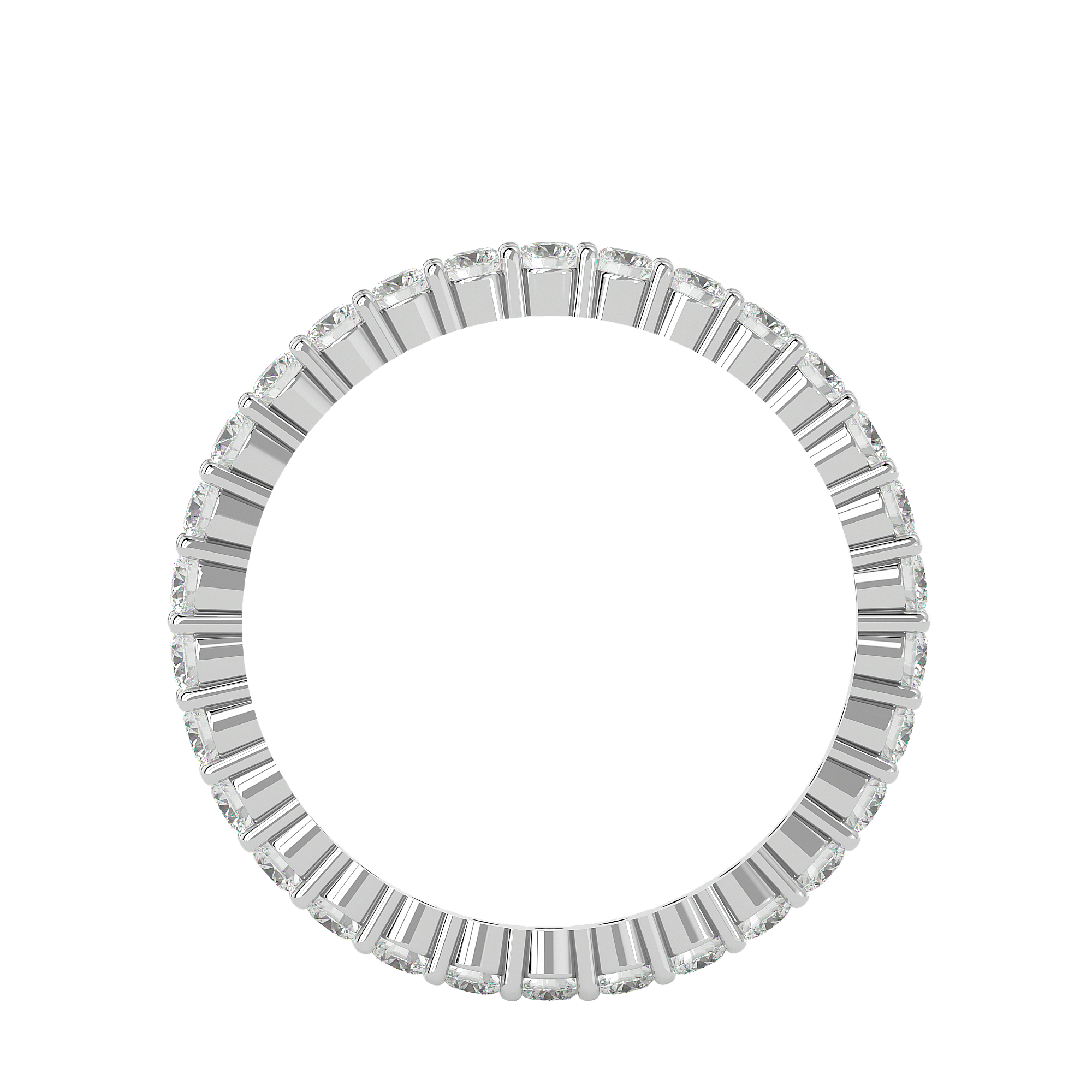 Pristine - Diamond Eternity Ring - White Gold - Superior Stirling