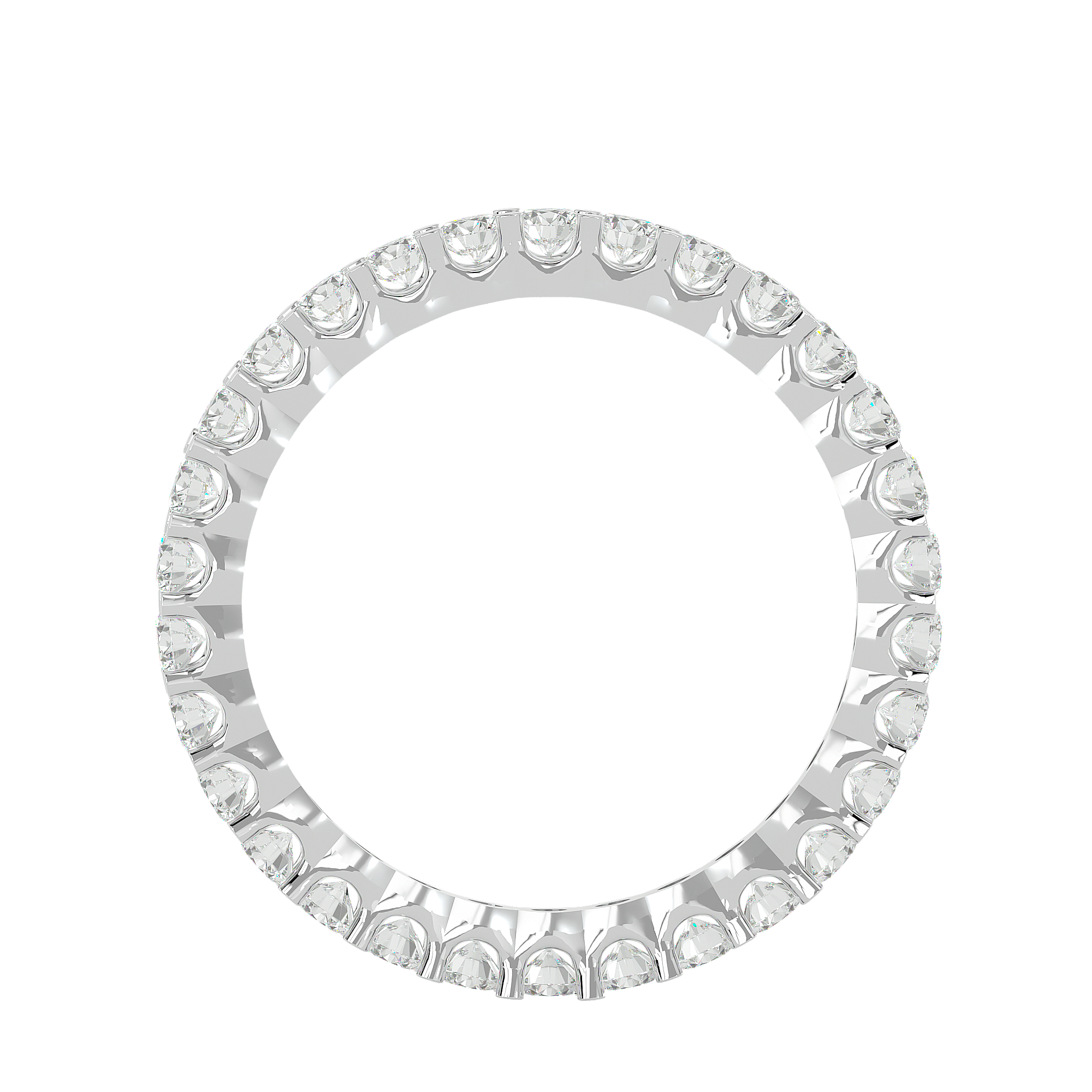 Regal - Diamond Eternity Ring - White Gold - Superior Stirling