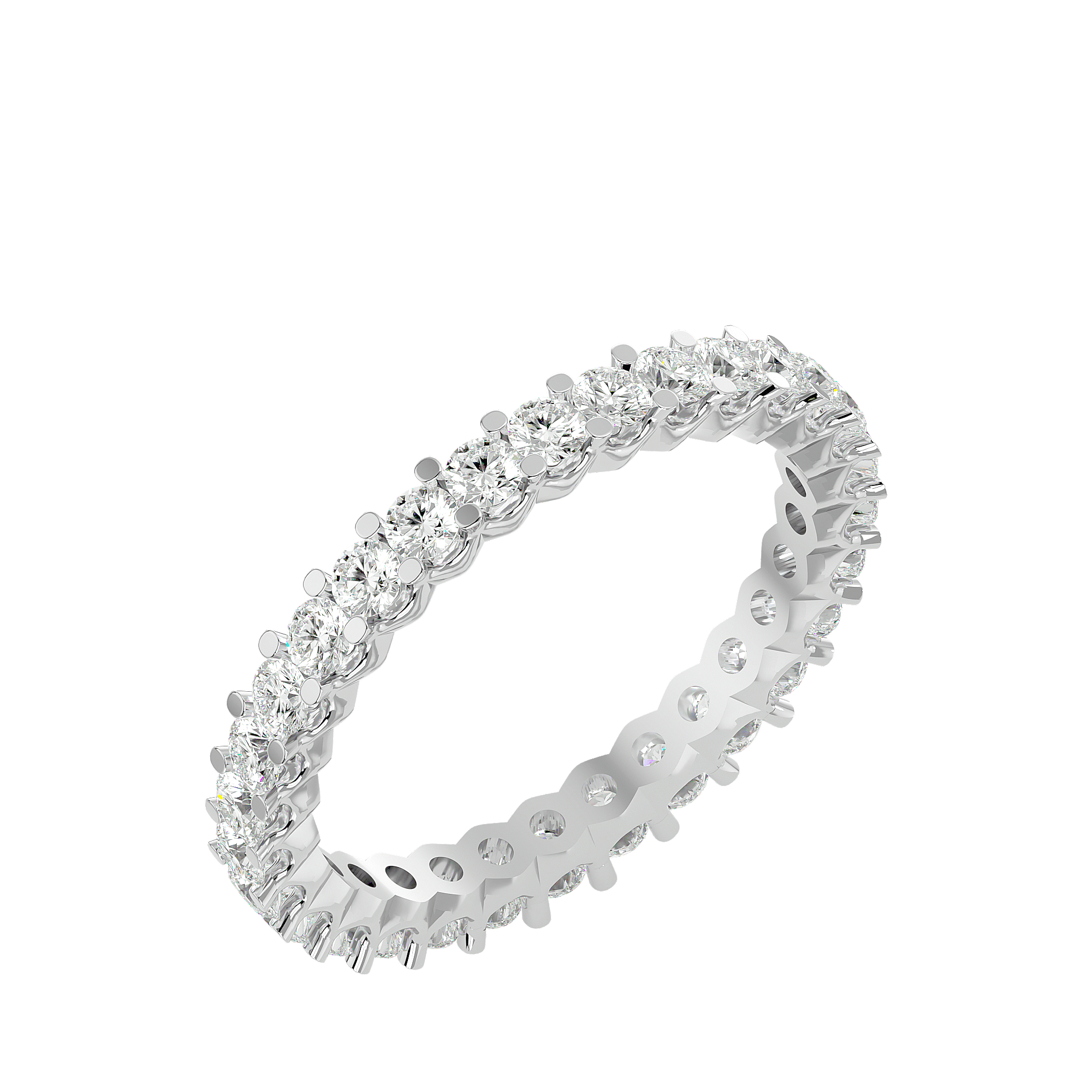 Regal - Diamond Eternity Ring - White Gold - Superior Stirling