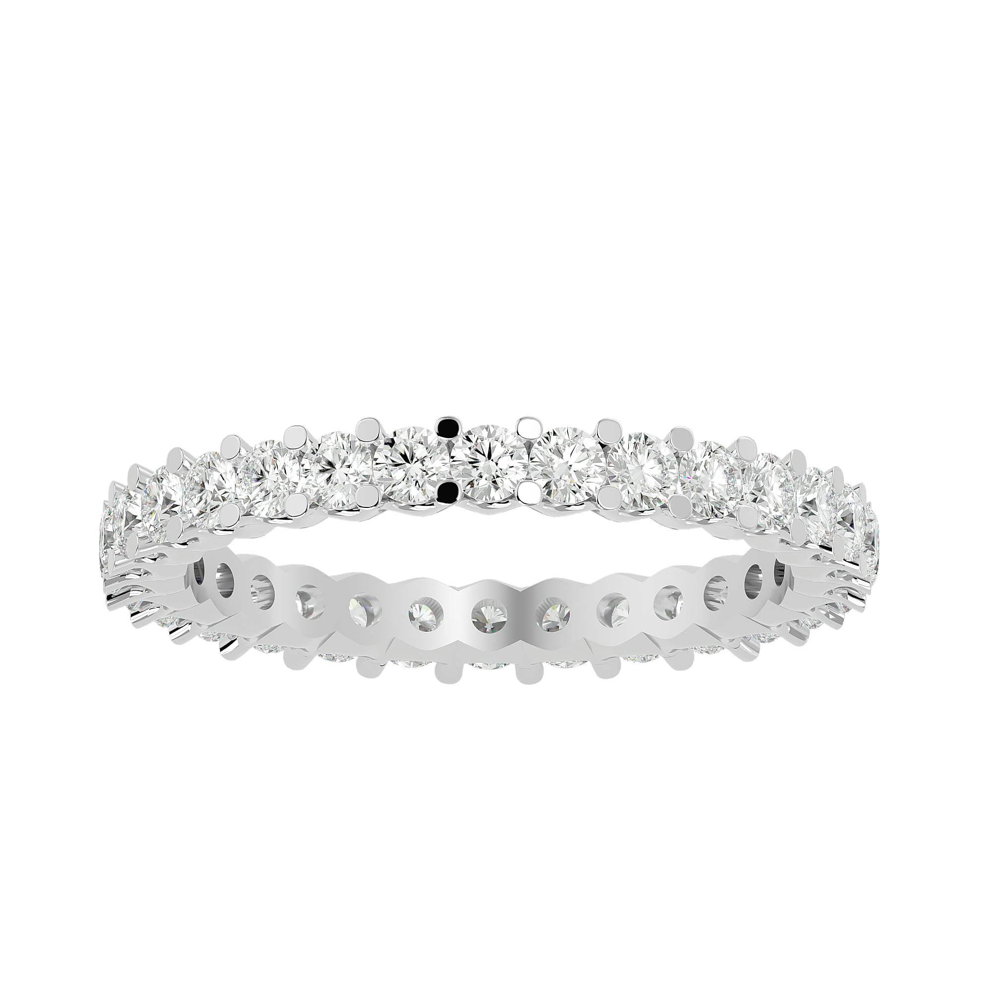 Regal - Diamond Eternity Ring - White Gold - Superior Stirling