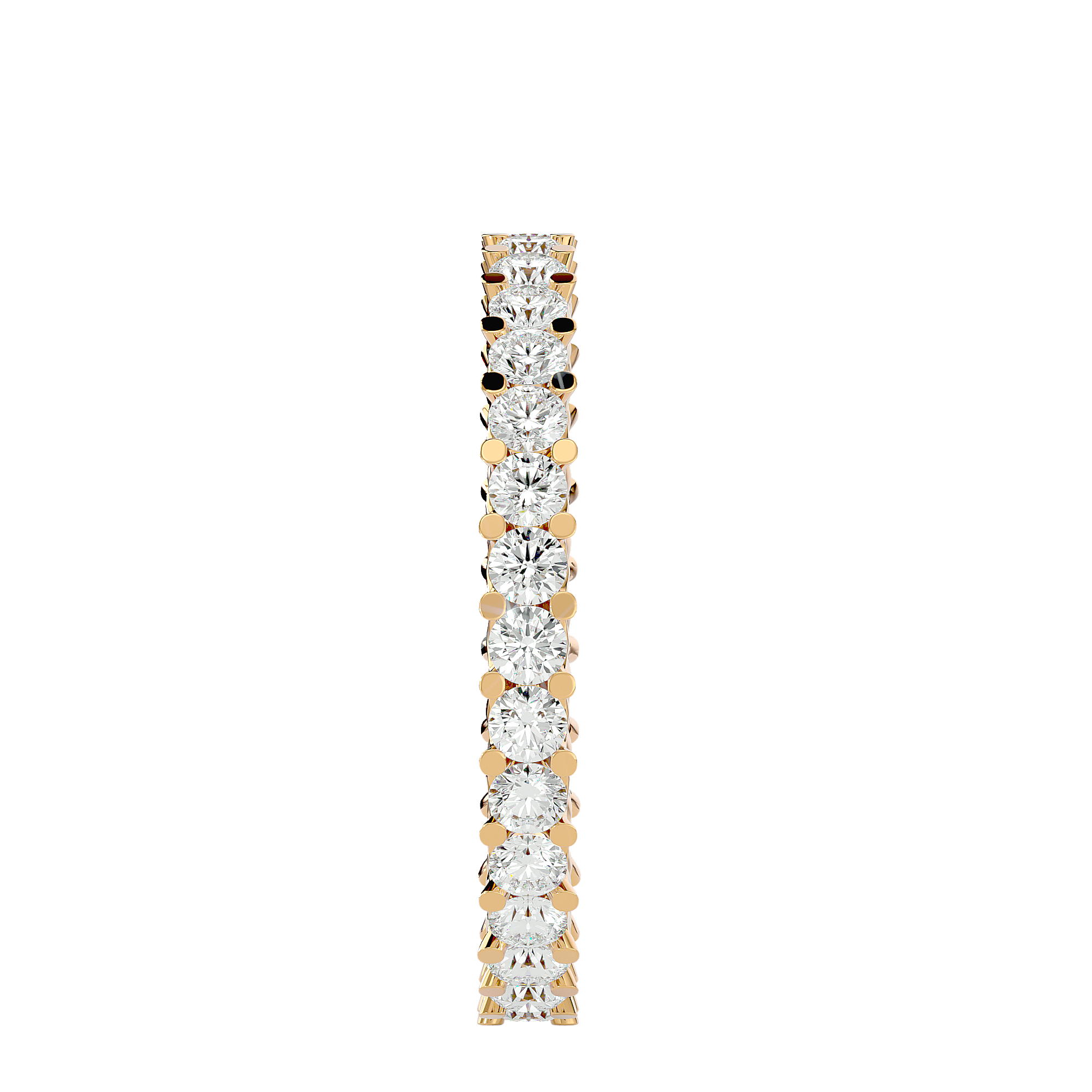 Regal - Diamond Eternity Ring - Yellow Gold - Superior Stirling