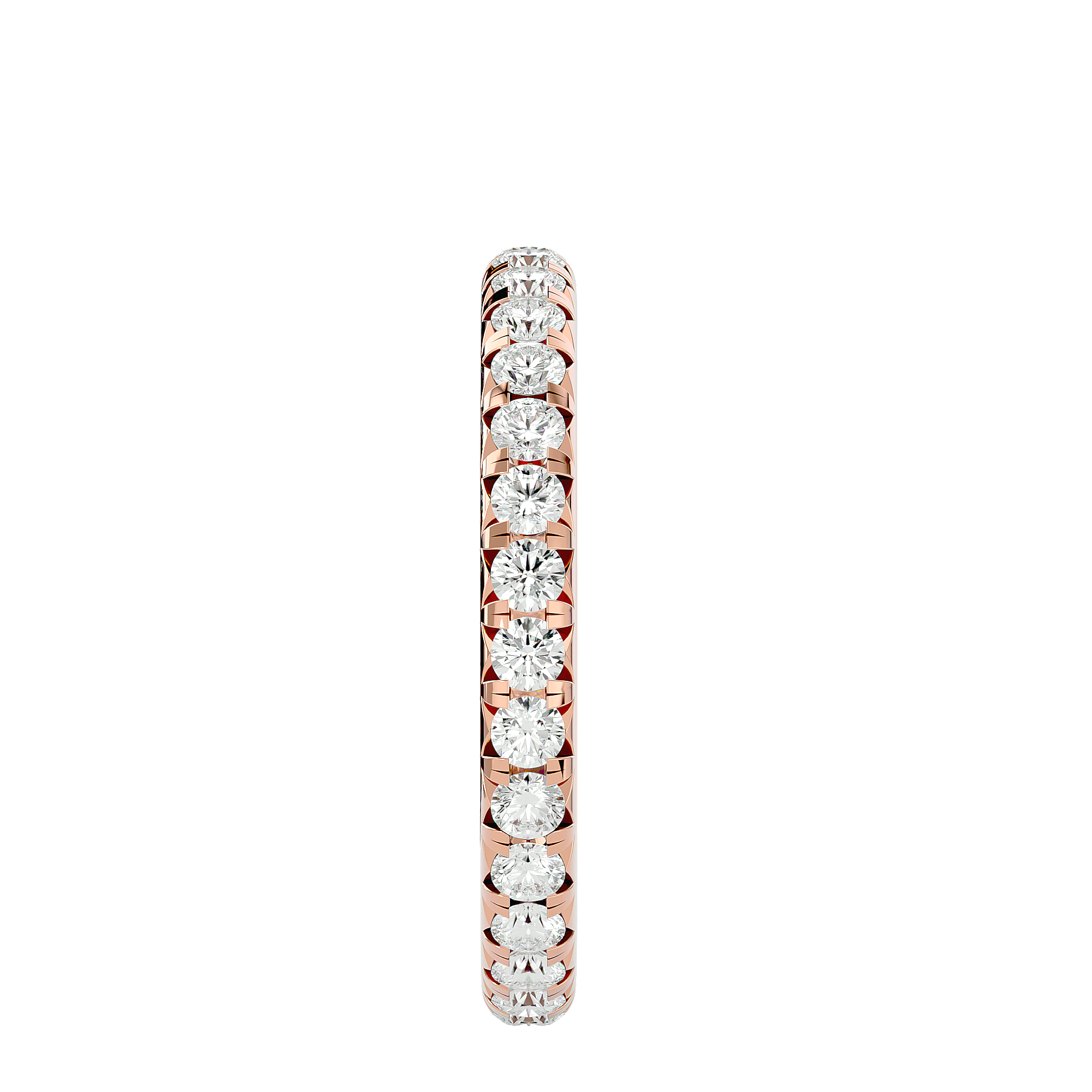 Trecate - Diamond Eternity Ring - Rose Gold - Superior Stirling