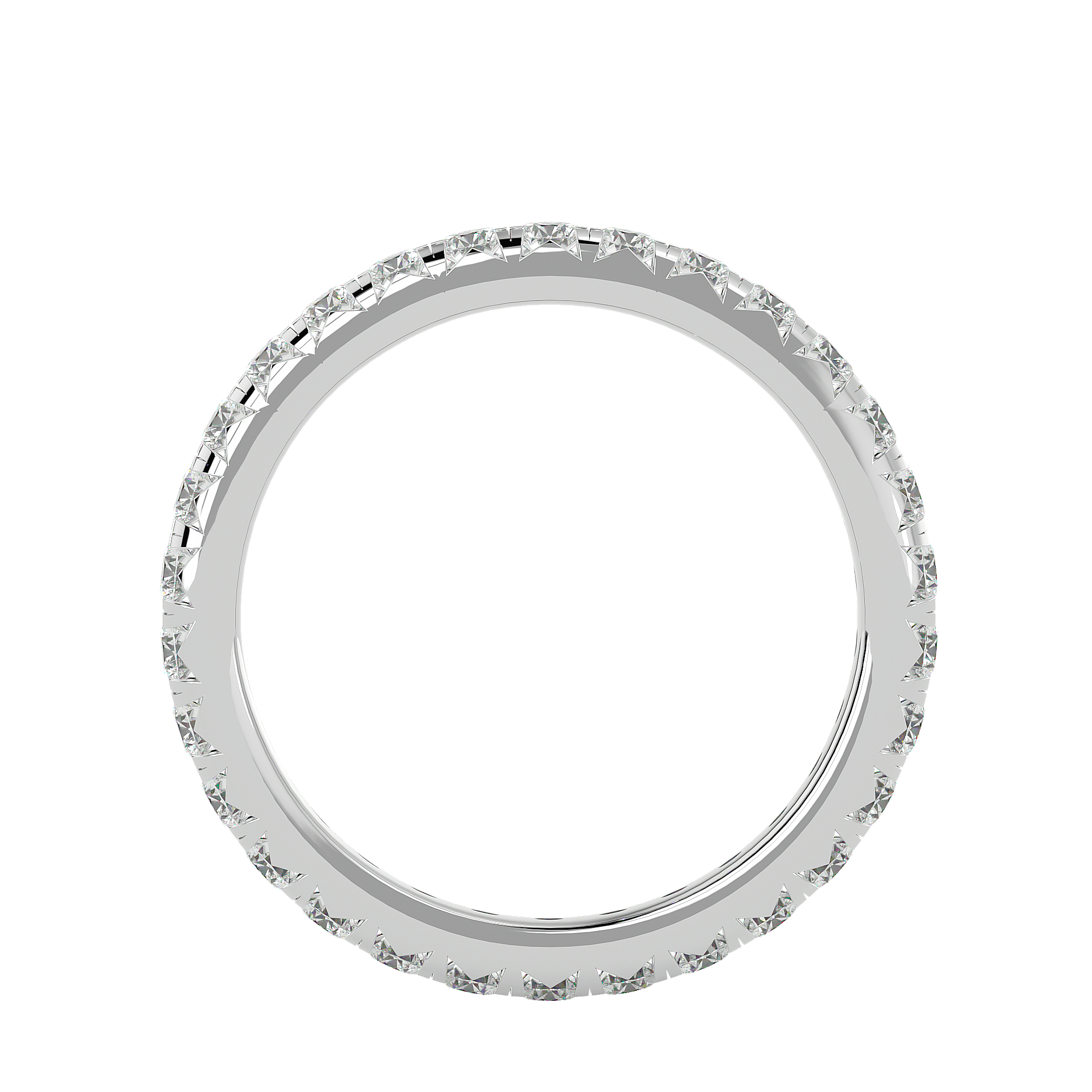 Trecate - Diamond Eternity Ring - White Gold - Superior Stirling