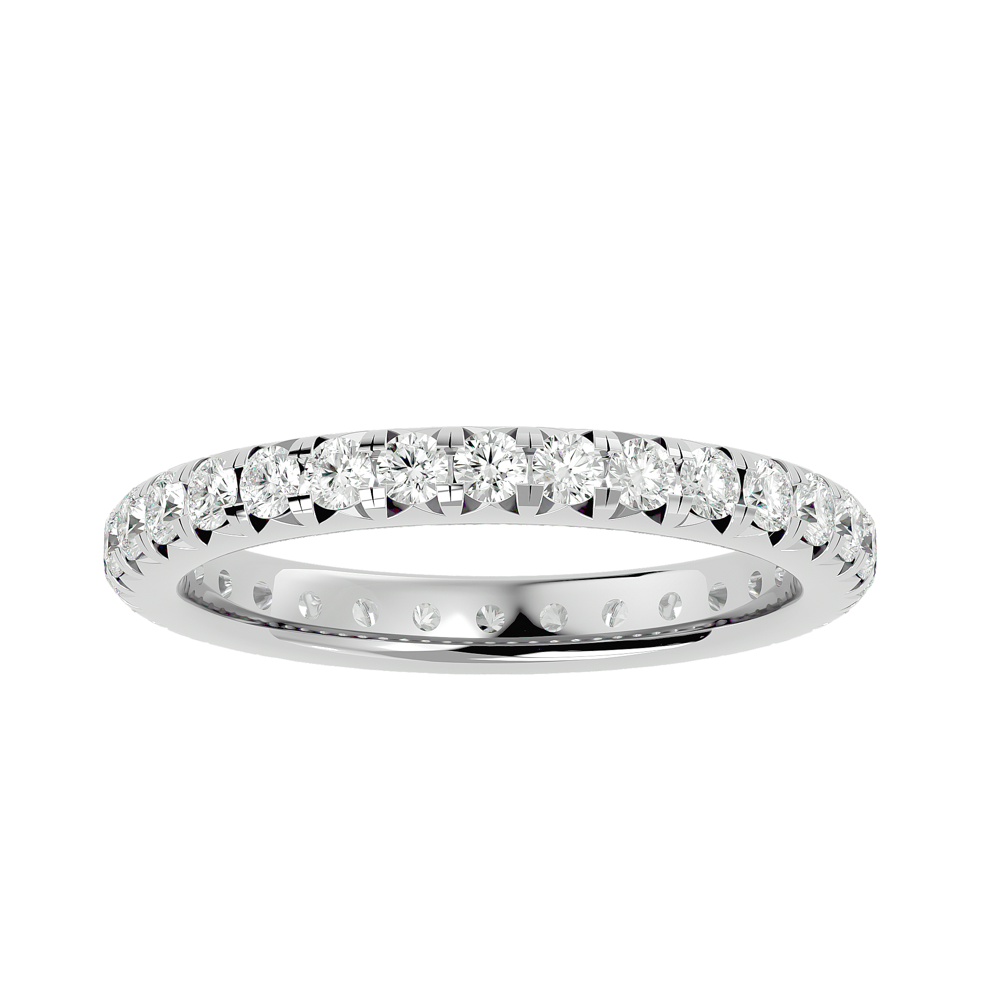 Trecate - Diamond Eternity Ring - White Gold - Superior Stirling