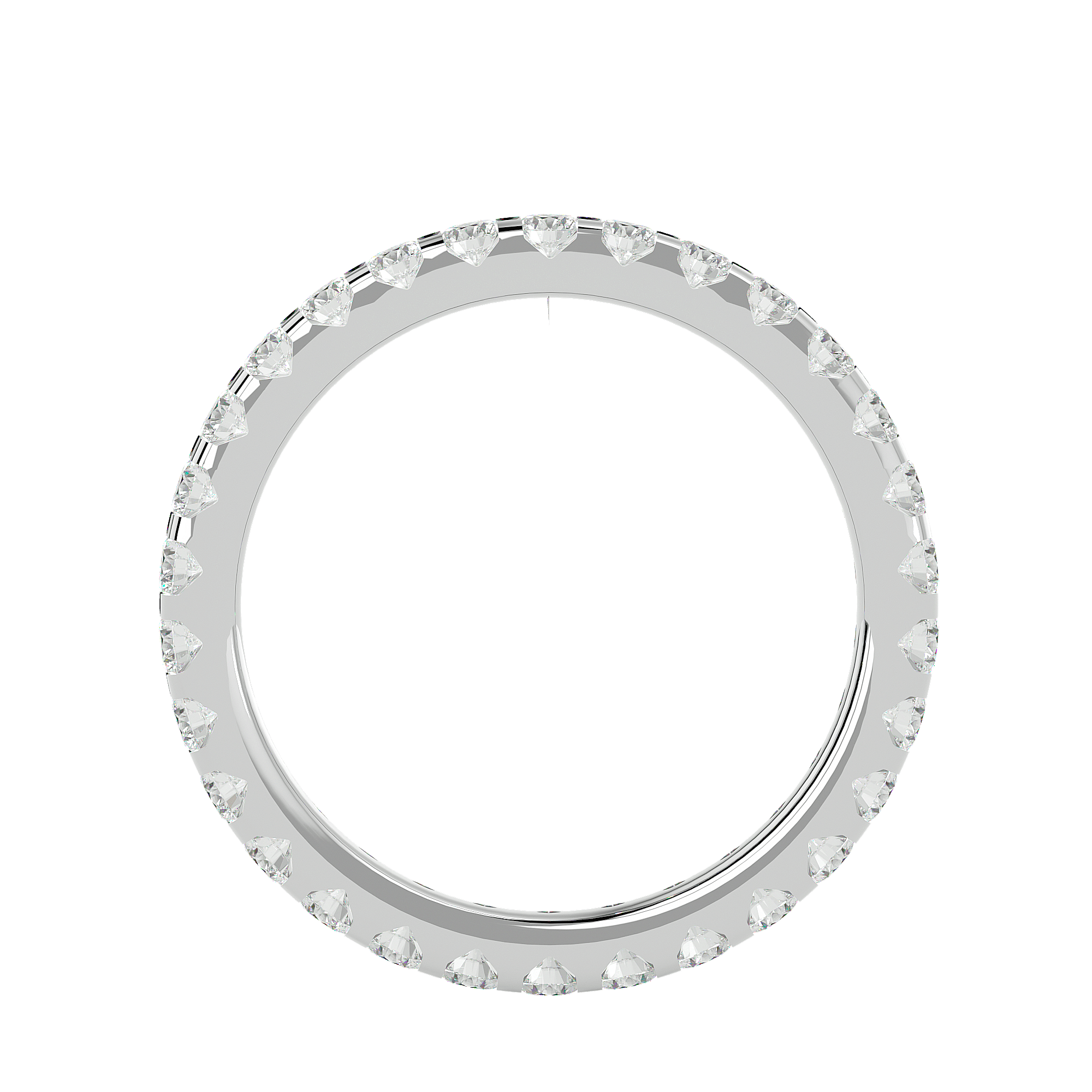 Tresen - Diamond Eternity Ring - White Gold - Superior Stirling