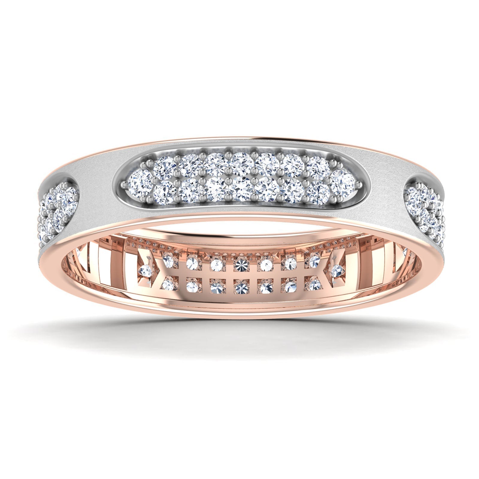 Vantrell - Diamond Ring - Rose Gold - Superior Stirling