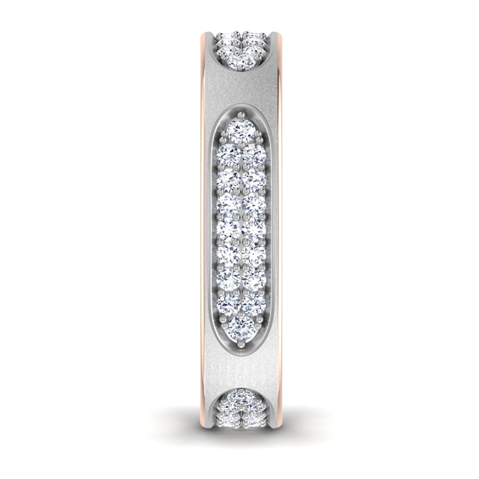 Vantrell - Diamond Ring - Rose Gold - Superior Stirling