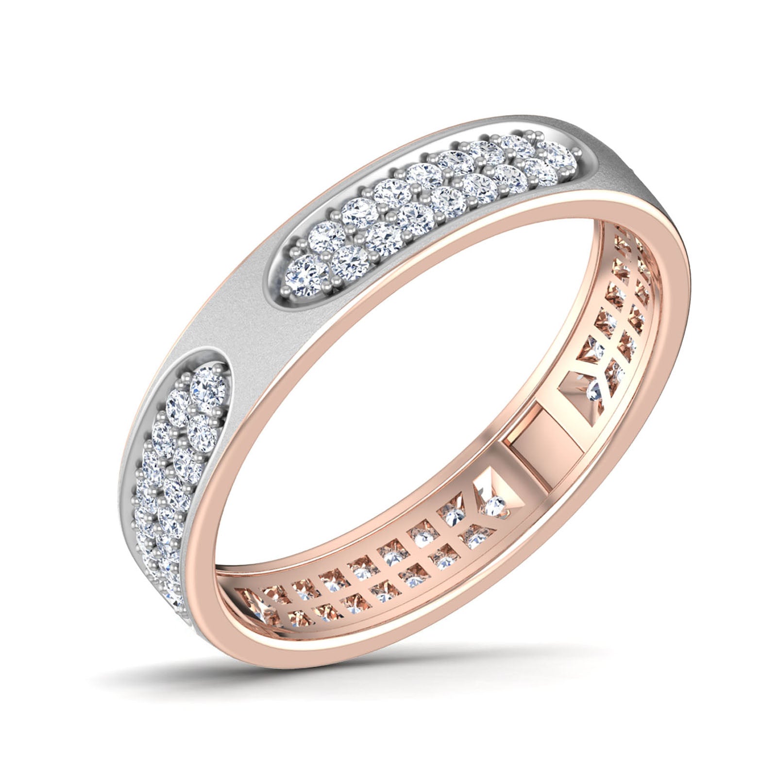 Vantrell - Diamond Ring - Rose Gold - Superior Stirling