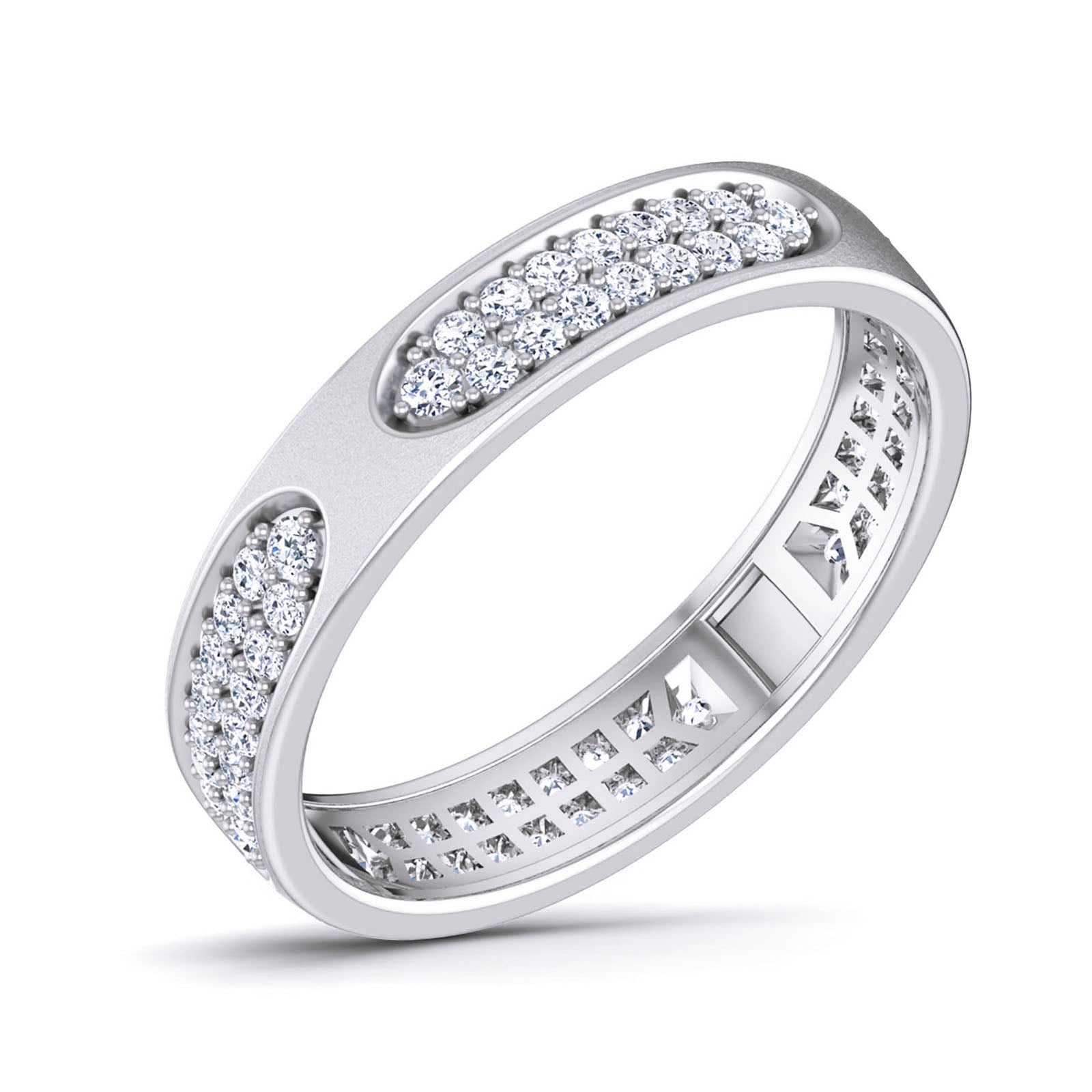 Vantrell - Diamond Ring - White Gold - Superior Stirling