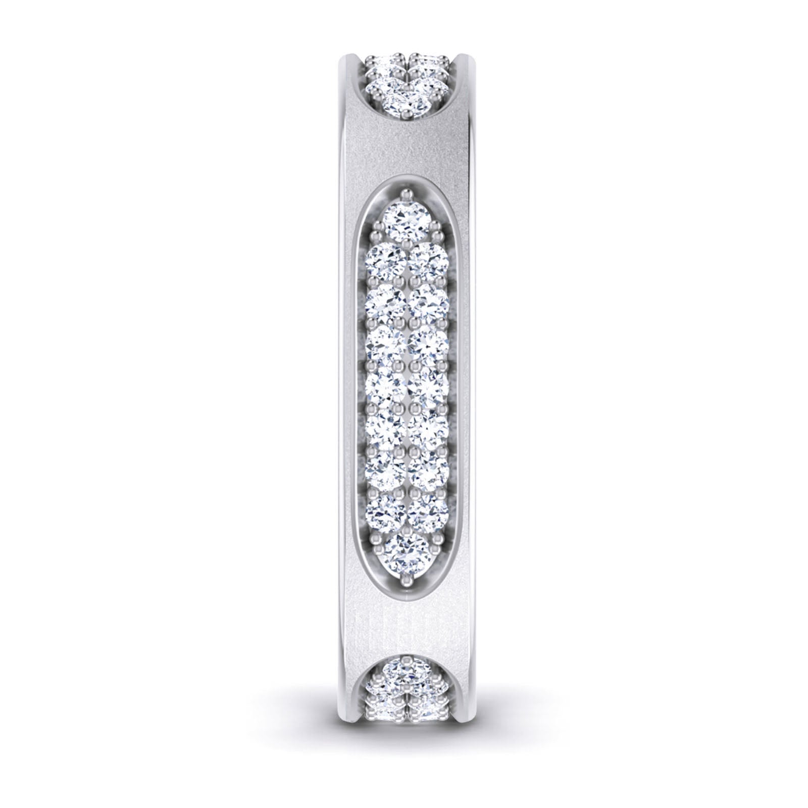 Vantrell - Diamond Ring - White Gold - Superior Stirling