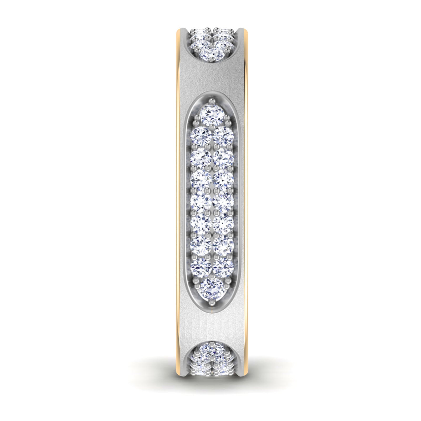 Vantrell - Diamond Ring - Yellow Gold - Superior Stirling