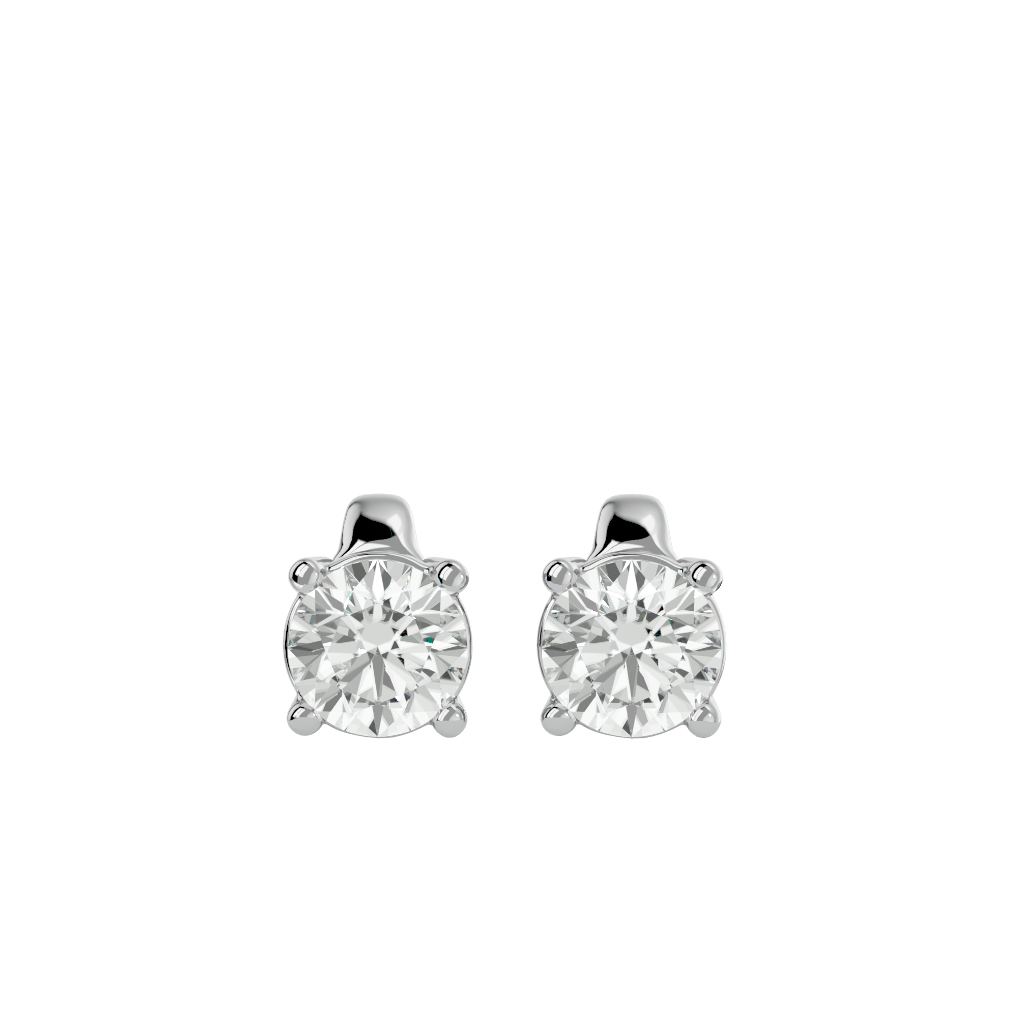 Vicental - Diamond Earrings - White Gold - Superior Stirling